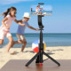 Селфі-монопод ACEFAST E42 supports automatic selfie stand opening, (105cm) Black (6974316286134)