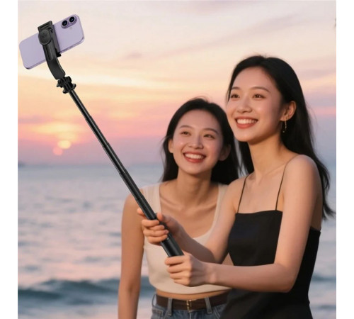 Селфі-монопод ACEFAST E42 supports automatic selfie stand opening, (105cm) Black (6974316286134)