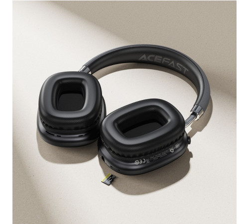 Бездротові накладні навушники ACEFAST H13 Wireless Headset Black (6974316285878)