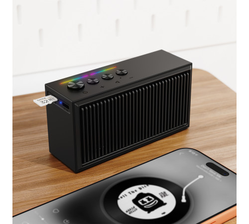 Портативна колонка ACEFAST K9 Go portable wireless speaker Black (6974316286301)