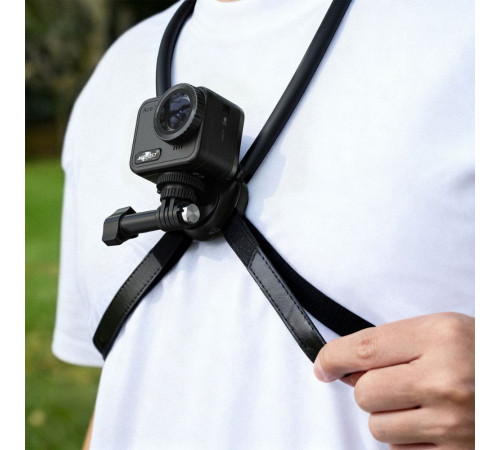 Кріплення для телефона на шию ACEFAST E37 Air cushion silicone neck-hanging holder Black (6974316285977)