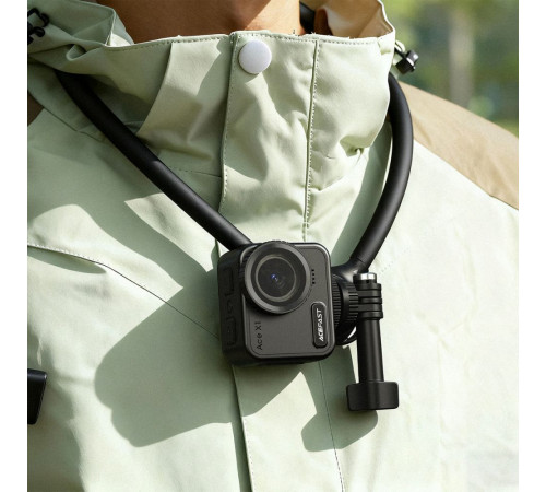 Кріплення для телефона на шию ACEFAST E37 Air cushion silicone neck-hanging holder Black (6974316285977)