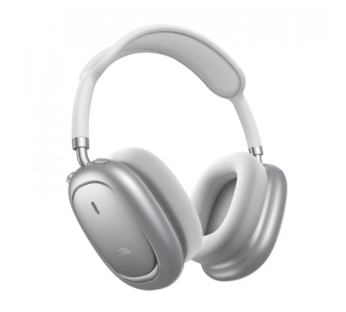 Бездротові накладні навушники HOCO W68 Calma ANC noise-canceling BT headphones(App) Silver (6942007674010)