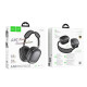 Бездротові накладні навушники HOCO W68 Calma ANC noise-canceling BT headphones(App) Metal Gray (6942007674003)