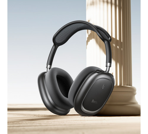 Бездротові накладні навушники HOCO W68 Calma ANC noise-canceling BT headphones(App) Metal Gray (6942007674003)