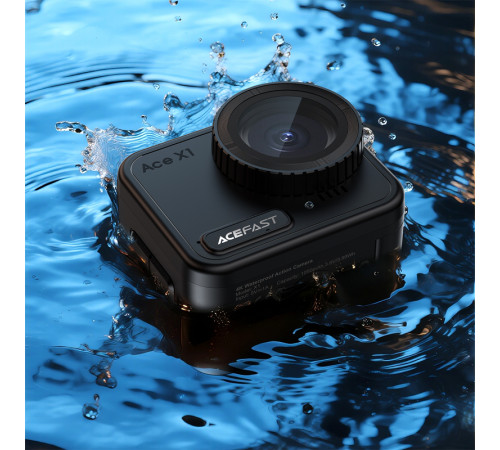 Екшн-камера ACEFAST X1 4K Waterproof Action Camera Black (6974316285816)