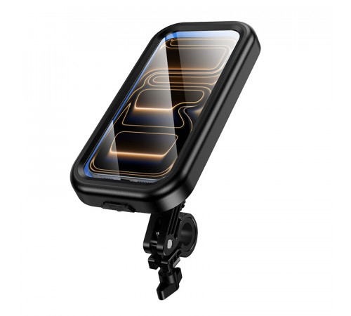 Велотримач для телефона HOCO H95 Bendito waterproof riding holder Black (6942007671767)