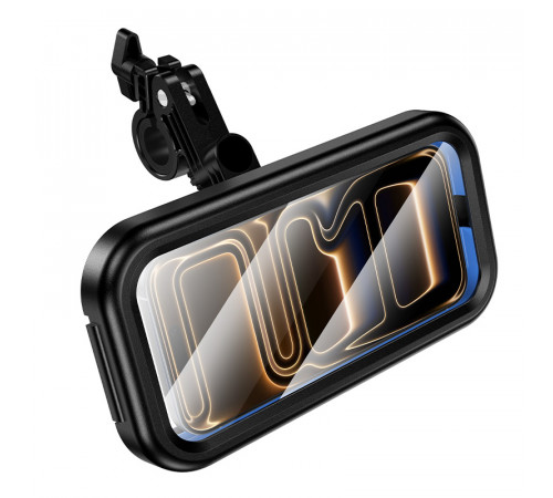 Велотримач для телефона HOCO H95 Bendito waterproof riding holder Black (6942007671767)