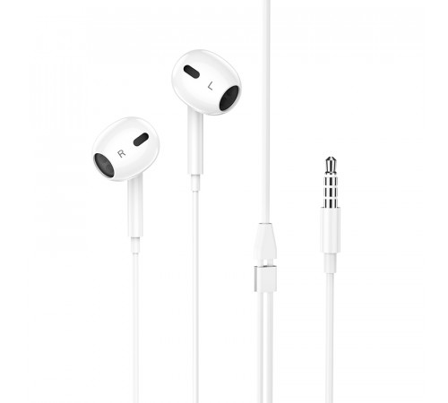 Навушники дротові HOCO M1 Max (3.5mm) White (6931474754677)