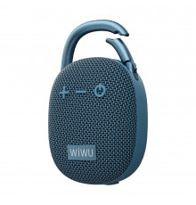 Портативна колонка WIWU H3 Clip Fun Portable 5W, IPX5, Blue (6977703650716)