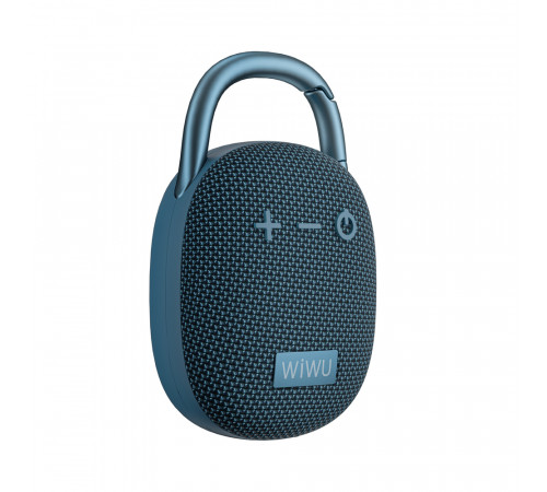 Портативна колонка WIWU H3 Clip Fun Portable 5W, IPX5, Blue (6977703650716)
