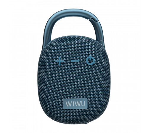 Портативна колонка WIWU H3 Clip Fun Portable 5W, IPX5, Blue (6977703650716)