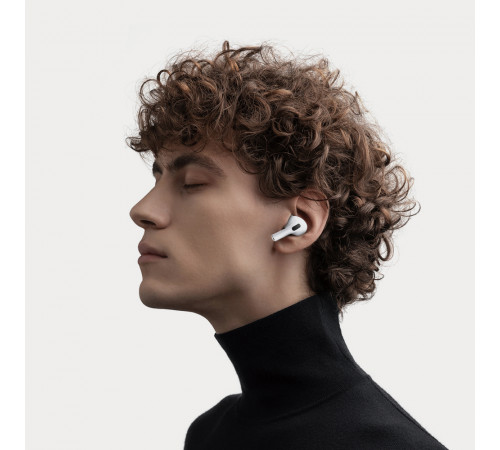 Бездротові навушники TWS WIWU Airbuds 5, ENC, White (6977703655315)