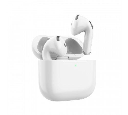 Бездротові навушники TWS WIWU Airbuds 4, ENC+ANC, White (6976975614389)
