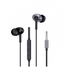 Навушники дротові WIWU EB317 Stereo Wired Earbuds (3.5mm) Black (6977703656640)