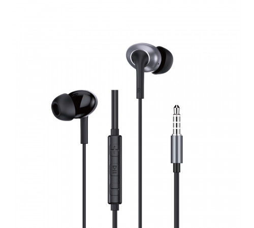 Навушники дротові WIWU EB317 Stereo Wired Earbuds (3.5mm) Black (6977703656640)