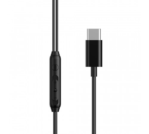 Навушники дротові WIWU EB314 Wired Earphone (Type-C) Black (6976195093773)
