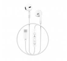 Навушники дротові WIWU EB314 Wired Earphone (Type-C) White (6976195093766)