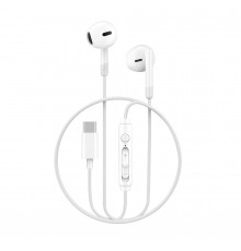 Навушники дротові WIWU EB314 Wired Earphone (Type-C) White (6976195093766)