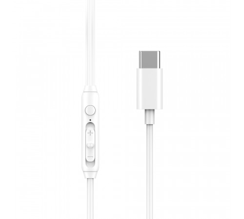 Навушники дротові WIWU EB314 Wired Earphone (Type-C) White (6976195093766)