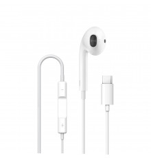 Навушники дротові WIWU EB307 Solobuds Wired Earbuds (Type-C) White (6977703654745)