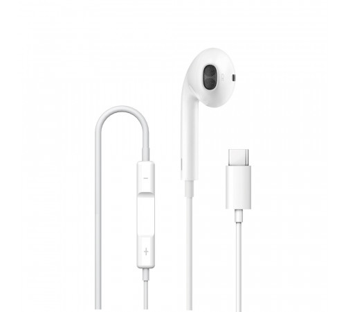 Навушники дротові WIWU EB307 Solobuds Wired Earbuds (Type-C) White (6977703654745)
