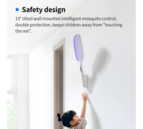 Електронна мухобійка Xiaomi Quality zero digital mosquito swatter technology version S2 (ZSS240912)