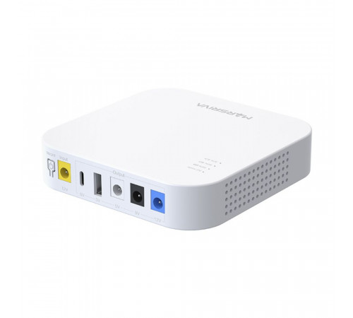 ДБЖ (Mini UPS) для роутера MARSRIVA KP4 MAX 20000mAh (18W; Output DC 12/9/5V; USB-A; USB-C) white (KP4MAX)