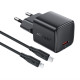 Мережевий зарядний пристрій з кабелем ACEFAST A118 PD30W mini GaN USB-C fast charger set (P16) Black (6974316285182)