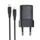 Мережевий зарядний пристрій з кабелем ACEFAST A118 PD30W mini GaN USB-C fast charger set (P16) Black (6974316285182)