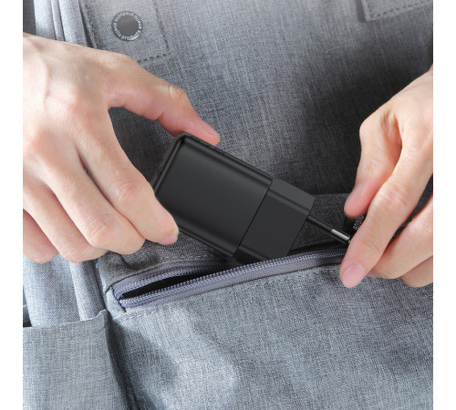 Мережевий зарядний пристрій ACEFAST A134 PD67W mini GaN USB-C fast charger Black (6974316285717)