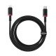 Кабель Baseus Dura Series Fast Charging Cable Type-C to iP 20W 2m Red+Black (P10377800U01-03)