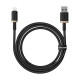 Кабель Baseus Dura Series Fast Charging Cable USB to iP 2.4A 1m Gold+Black (P10377801U01-00)