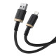 Кабель Baseus Dura Series Fast Charging Cable USB to iP 2.4A 1m Gold+Black (P10377801U01-00)