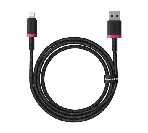 Кабель Baseus Dura Series Fast Charging Cable USB to iP 2.4A 1m Red+Black (P10377801U01-01)