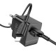 Мережевий зарядний пристрій з кабелем BOROFONE BAS11A Erudite single port charger set(iP) Black (6941991104619)