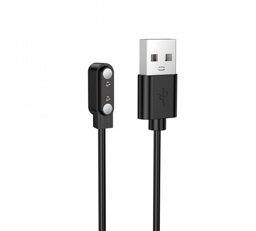 Бездротовий зарядний пристрій для смарт-годинника BOROFONE BD15 Smart bracelet charging cable Black (6941991126611)
