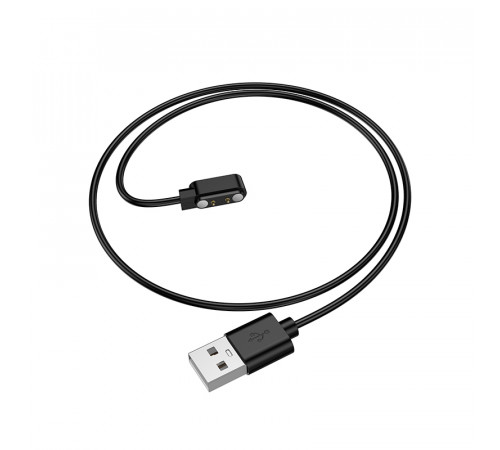 Бездротовий зарядний пристрій для смарт-годинника BOROFONE BD15 Smart bracelet charging cable Black (6941991126611)
