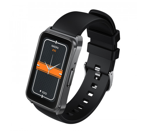 Фітнес-браслет BOROFONE BD16 37mm. 200 mAh. IP67 Smart bracelet Black (6941991126574)