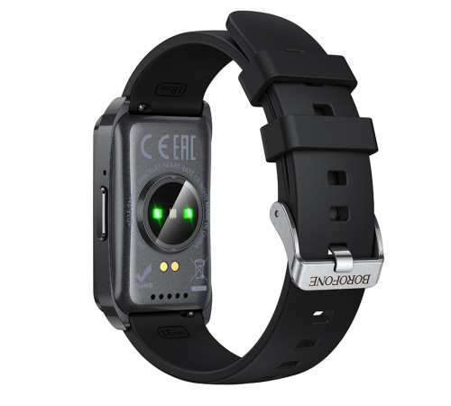 Фітнес-браслет BOROFONE BD16 37mm. 200 mAh. IP67 Smart bracelet Black (6941991126574)