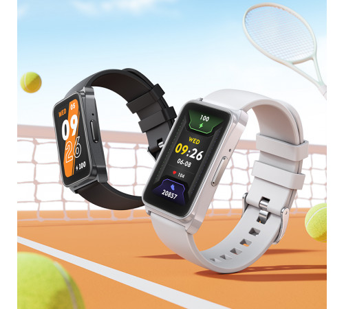 Фітнес-браслет BOROFONE BD16 37mm. 200 mAh. IP67 Smart bracelet Black (6941991126574)