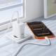 Мережевий зарядний пристрій з кабелем BOROFONE BA109A Star single port PD40W charger set (C to C) (EU) White (6941991126895)