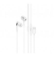 Навушники дротові HOCO M101 Pro Crystal (Type-C) White (6931474782403)