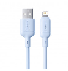 Кабель Baseus Silky Series Fast Charging Cable USB to iP 2.4A 1m Galaxy Blue (P10377702313-00)