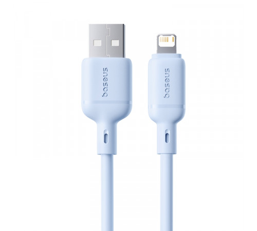 Кабель Baseus Silky Series Fast Charging Cable USB to iP 2.4A 1m Galaxy Blue (P10377702313-00)