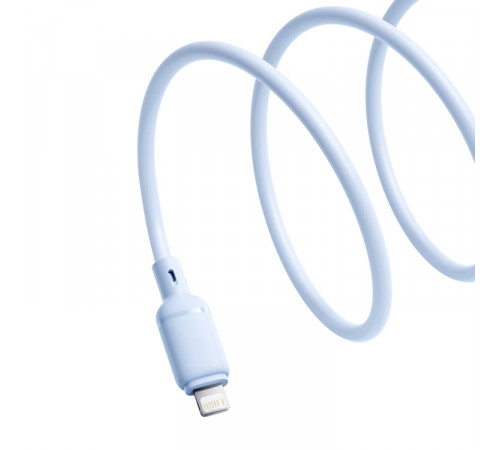 Кабель Baseus Silky Series Fast Charging Cable USB to iP 2.4A 1m Galaxy Blue (P10377702313-00)