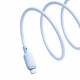 Кабель Baseus Silky Series Fast Charging Cable USB to iP 2.4A 1m Galaxy Blue (P10377702313-00)