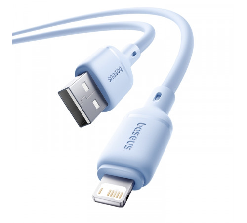 Кабель Baseus Silky Series Fast Charging Cable USB to iP 2.4A 1m Galaxy Blue (P10377702313-00)