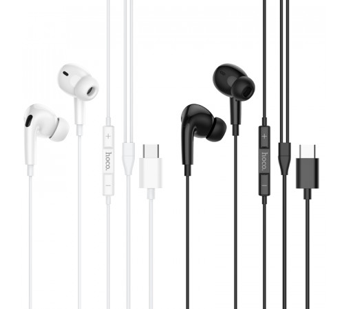 Навушники Hoco M101 Pro Crystal sound wire-controlled digital Type-C