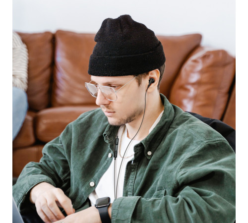 Навушники Hoco M101 Pro Crystal sound wire-controlled digital Type-C